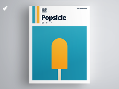 Three Shapes & Some Soft Gradients - 14/25 colorful design icecream illustration minimal popsicle summer vector