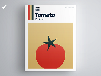 Three Shapes & Some Soft Gradients - 17/25 design illustration illustrator minimal tomato vector vegetable