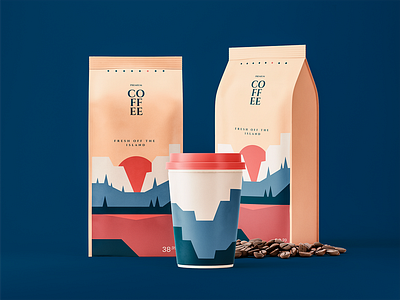 Coffee Package Design Concept coffee package design