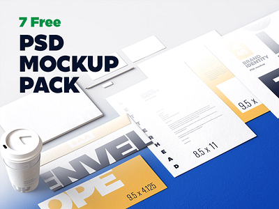 7 FREE Identity Design Mockup Pack corporate identity free mockup identity design mockup mockup template