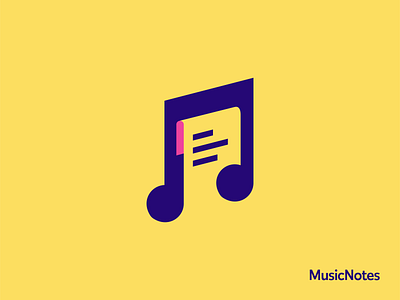 Music Notes - Logo Concept design iconmark logo logomark music