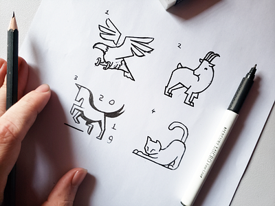 Animal Logo Sketches