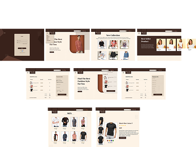 Apparel Website apparel branding fashion graphic design landingpage uiux web design
