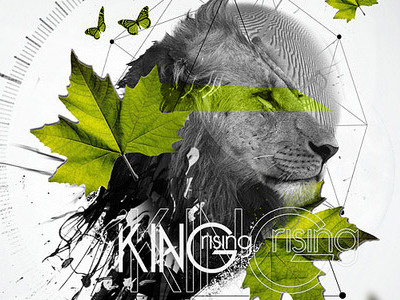King Rising animal design dibon green king rising sébastien vandenwouwer vs creations wilde