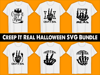 Creep it real halloween t-shirt design