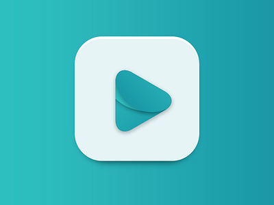 App Icon app blue gradient icon player video