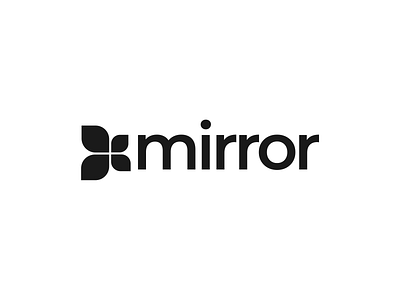 mirror logo design