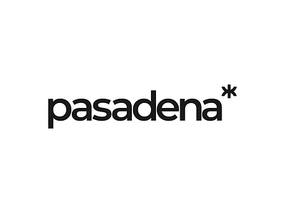 pasadena logo wordmark bestlogo branding design graphic design illustration logo logodesigners monogram ui vector wordmark