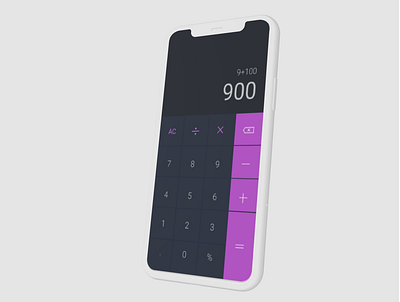 Calculator Mobile App adobexd app design figma mobileapp ui ux web