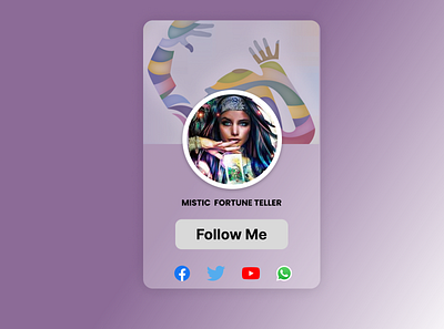 Social Media Follow Card banner card design follow graphic design socialmedia