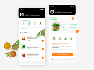 Gardener, Estufa Modular - Mobile App Design