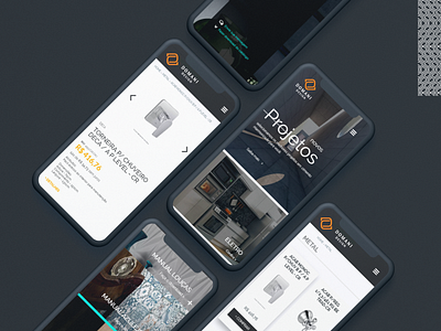 Domani Design: e-commerce template | mobile version app design development ecommerce front end gray interface design iphone layout mobile mobile app sophisticated template ui user experience ux