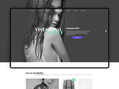 Gray 8 - Fashion Store: e-commerce template aqua design development fashion front end gray interface design interface design templates layout purple site store template ui user experience user interface ux web website