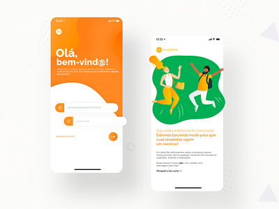 99Hunters: Interview App - Mobile Design