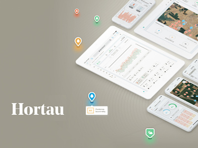 Hortau - Optimize Irrigation Management android app dashboard interactive design ios metrics ui design ux design webapplication