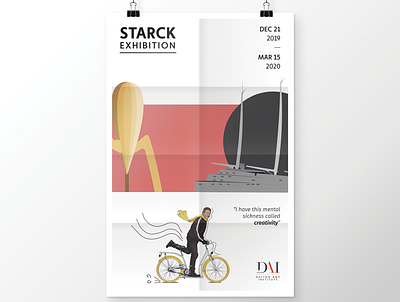 Poster - Starck Exhibition at The Dayton Art Institute dayton poster art sinclair starck