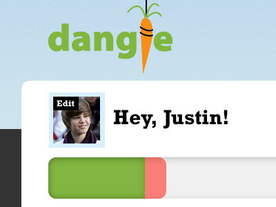 Dangle user interface