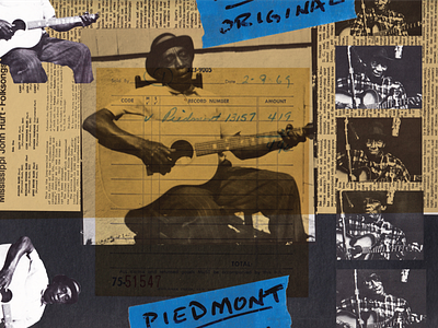 RRP 002: Mississippi John Hurt ‎– Original Piedmont Reco - 1963