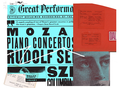 Re:Record Project 004: Mozart "19/20" - 1981 design editorial art editorial design explore illustration wip.