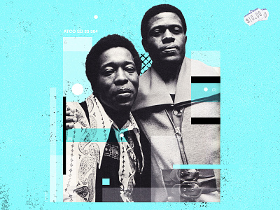 RRP 005: Buddy Guy & Junior Wells Play The Blues - 1972 dallas design editorial art editorial design illustration thing. wip.