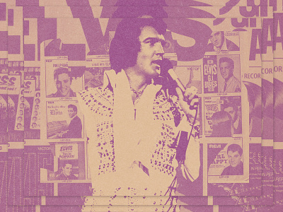 Re:Record Project 006: Elvis "Today" - 1975 design editorial art editorial design explore illustration