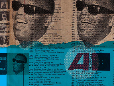 Re:Record Project 009: Ray Charles - 1962 dallas design editorial art editorial design explore illustration wip.