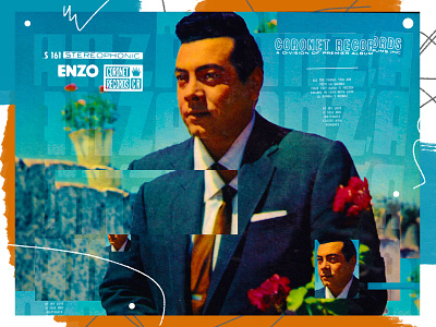RRP 013: A Vocal Tribute to Mario Lanza Feat Enzo Stuarti 1963 collage dallas design editorial art editorial design explore illustration music music art records typography wip.