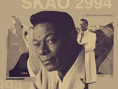 Re:Record Project 015: Nat King Cole "Best of" - 1962 branding collage design editorial art editorial design explore illustration music music art typography