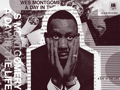 RRP 016: Wes Montgomery "A Day in the Life" - 1967 collage dallas design editorial art editorial design explore illustration music music art typography