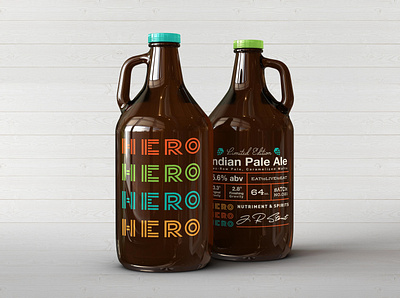 HERO by HG branding design food menu ui ux