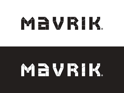 Mavrik glass logo logotype typography windows