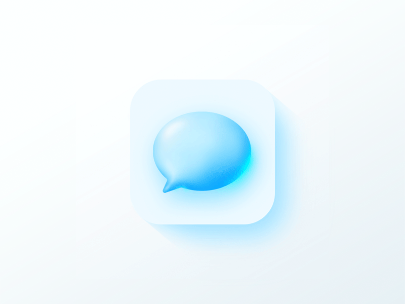 BOUNCE! bounce icon message ui ux