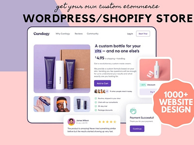 Wordpress/shopify store branding design graphic design illustration shopify vector wordpress wordpress ecommerce