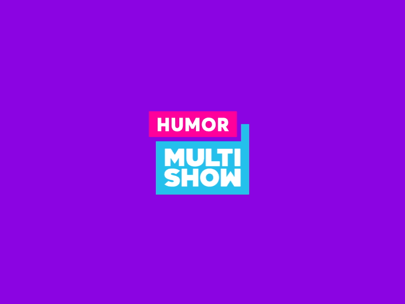 Humor Multishow logo motion design