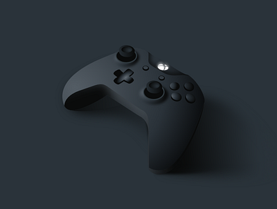 Xbox Dark adobe xd gradient illistration product design