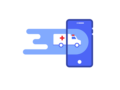 Ambulance Booking ambulance booking emergency hospital icon illistration safety service system