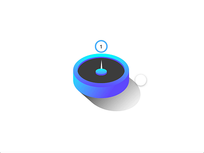 Timer Value Exploration gradient icon illustraion interaction design stopwatch timer ui ux