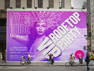 Pride Proposed Billboard digital graphics fine arts branding gay interest gay pride performing arts branding theater branding theater design theater posters theater publicity web graphics