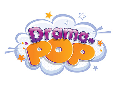 Drama Pop logo digital graphics educational branding fine arts branding performing arts branding theater branding theater design theater posters theater publicity web graphics