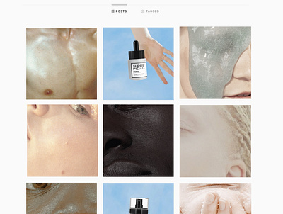 SUPERFICIAL beauty instagram grid