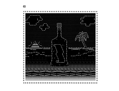 message in a bottle ascii illustration message in bottle texture