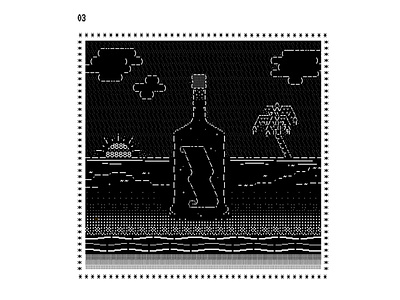 message in a bottle ascii illustration message in bottle texture