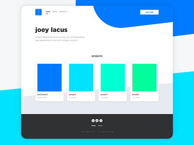 Portfolio Design Exploration