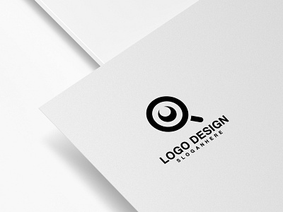 magnifying glass logo design branding company logo design graphic design illustration logo mascot typography vector