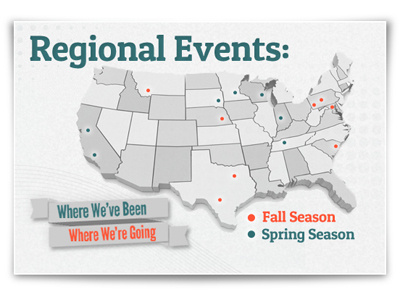 Regional Event Map event fall map spring united states