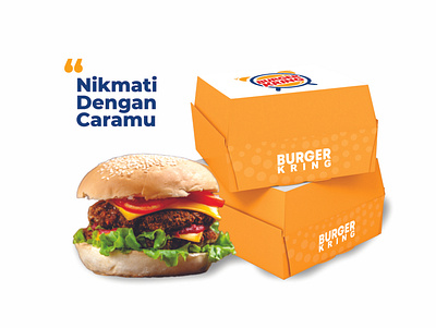 Burger Kring Packaging for SALE $ 3d animation app branding design graphic design illustration logo motion graphics packaging ui vector