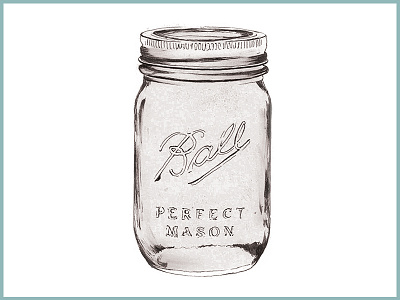 Mason Jar - From the Sketchbook