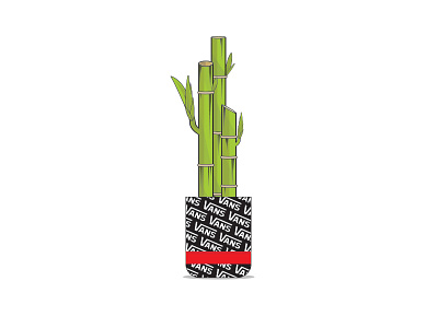 Vans - succulent plant pot adobe graphic illustrator photoshop vector vector art