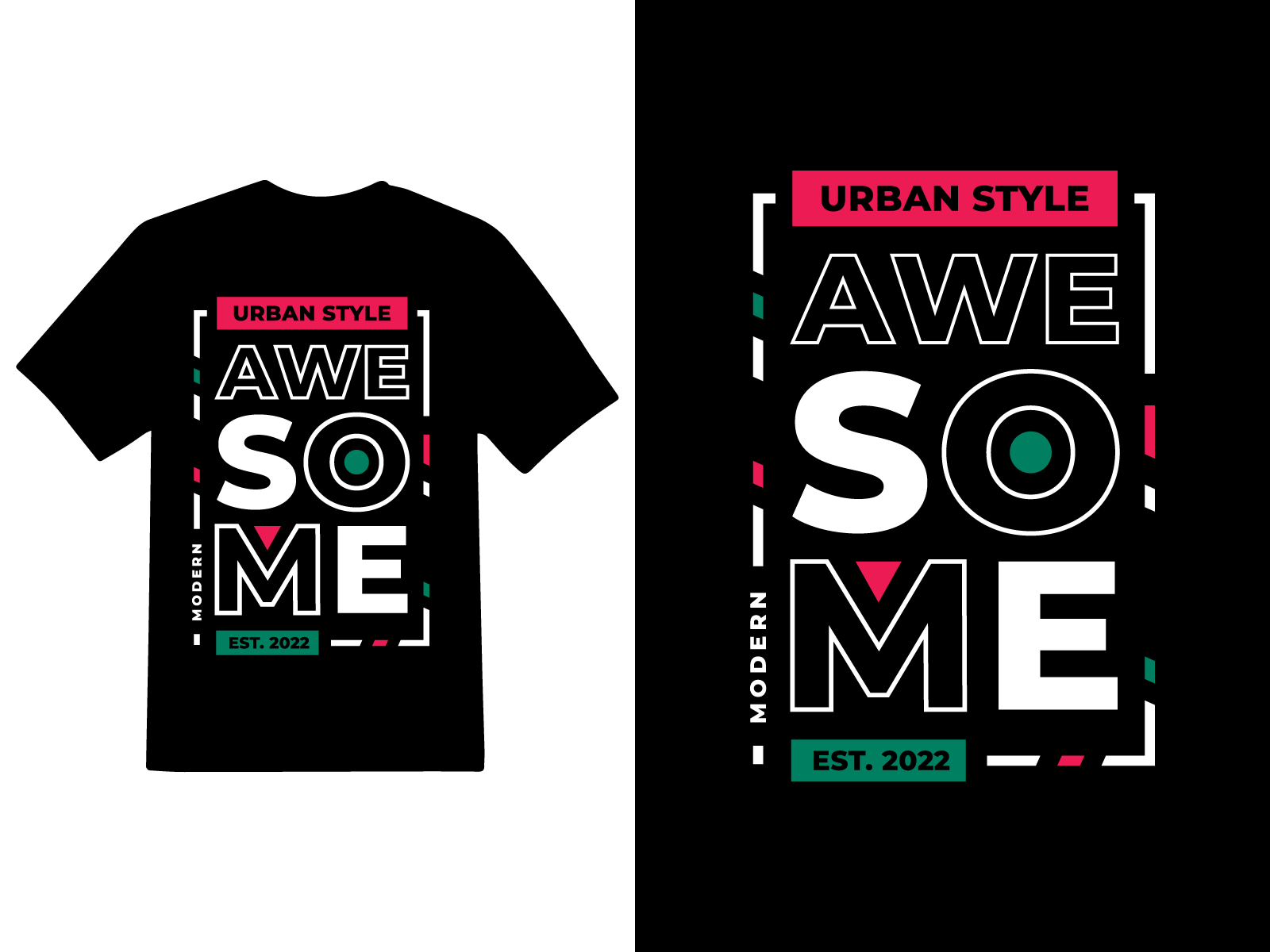 Awesome modern inspirational quotes t-shirt design branding design graphic design print on demand quotation vector