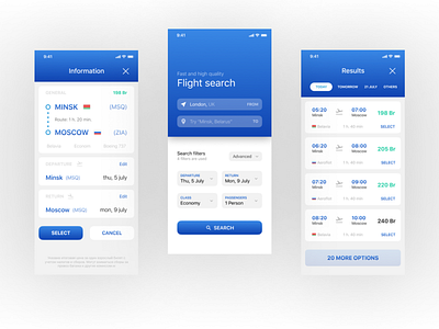 Flight Search Application Concept app app concept app mobile concept flight flight app flight search fly ios mobile ui